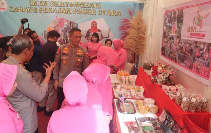 Tinjau UMKM, Kapolda Kaltim Apresiasi Inovasi Kapolres Penajam Paser Utara