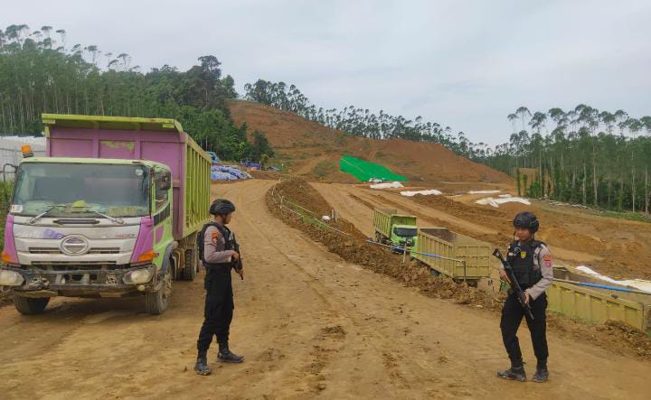 Pastikan Pembangunan dan Distribusi Logistik IKN Lancar, Satgas Ops Nusantara Perketat Pengamanan di Pulau Balang Menuju ke KIPP