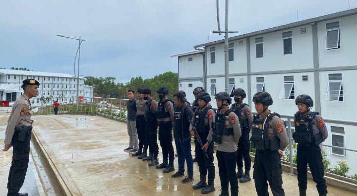 Satgas Ops Nusantara Polda Kaltim Laksanakan Pengamanan Guna Cegah Gangguan Kamtibmas