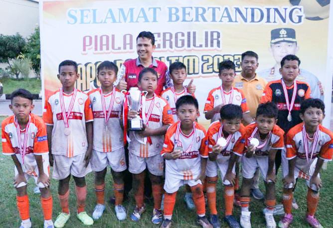 Turnamen Sepak Bola U-10 dan U-12 Piala Bergilir Kapolda 2023 Resmi Ditutup