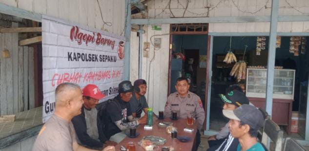 Tampung Aspirasi Masyarakat, Kapolsek Sepaku gelar Jumat Curhat