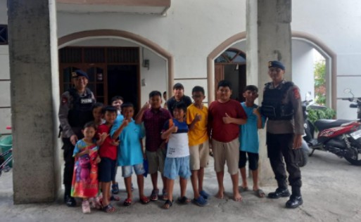 Brimob Batalyon A Pelopor Optimalkan Patroli Gereja di Balikpapan, Jamin Keamanan Peribadatan Umat Kristiani