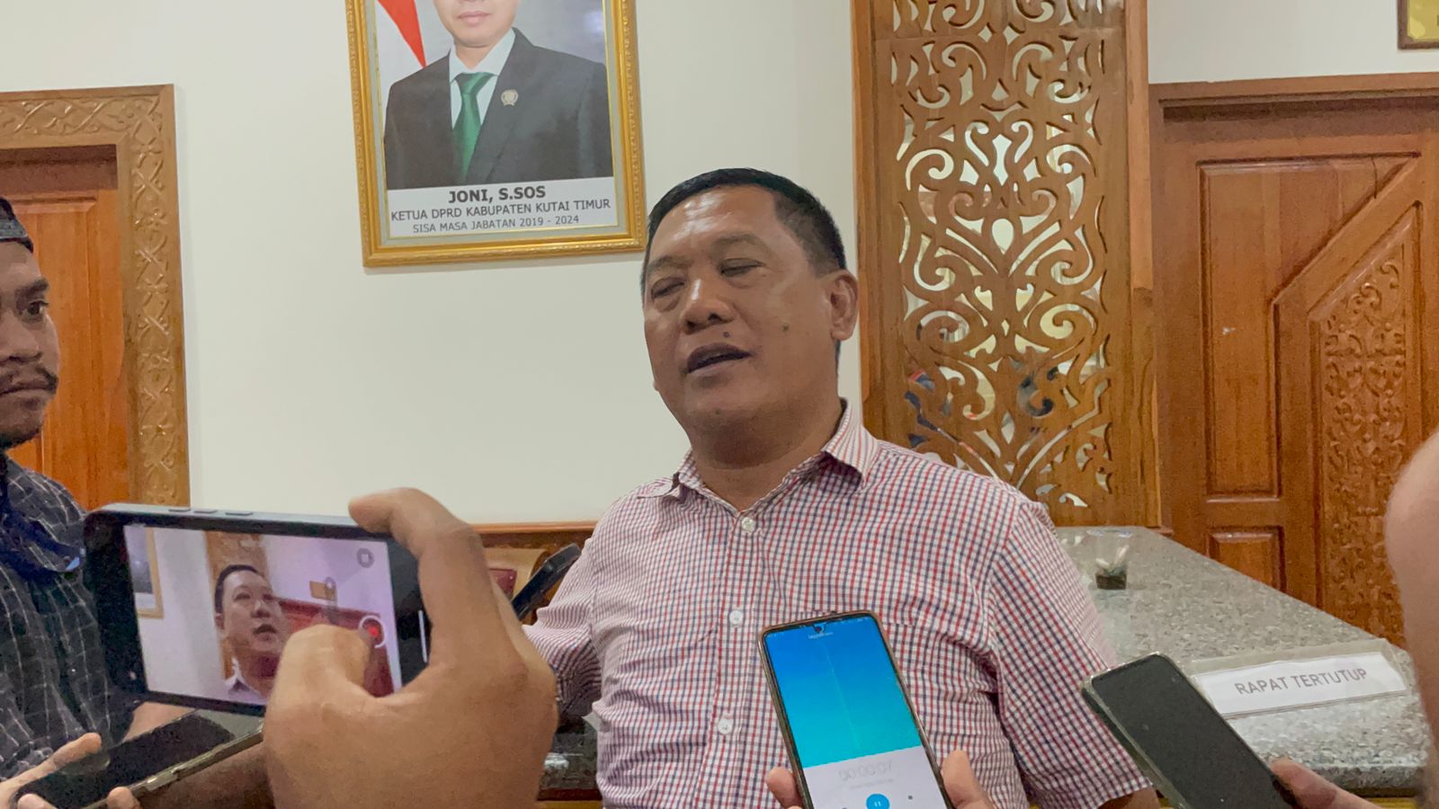 Anggota DPRD Kutai Timur (Kutim), David Rante,