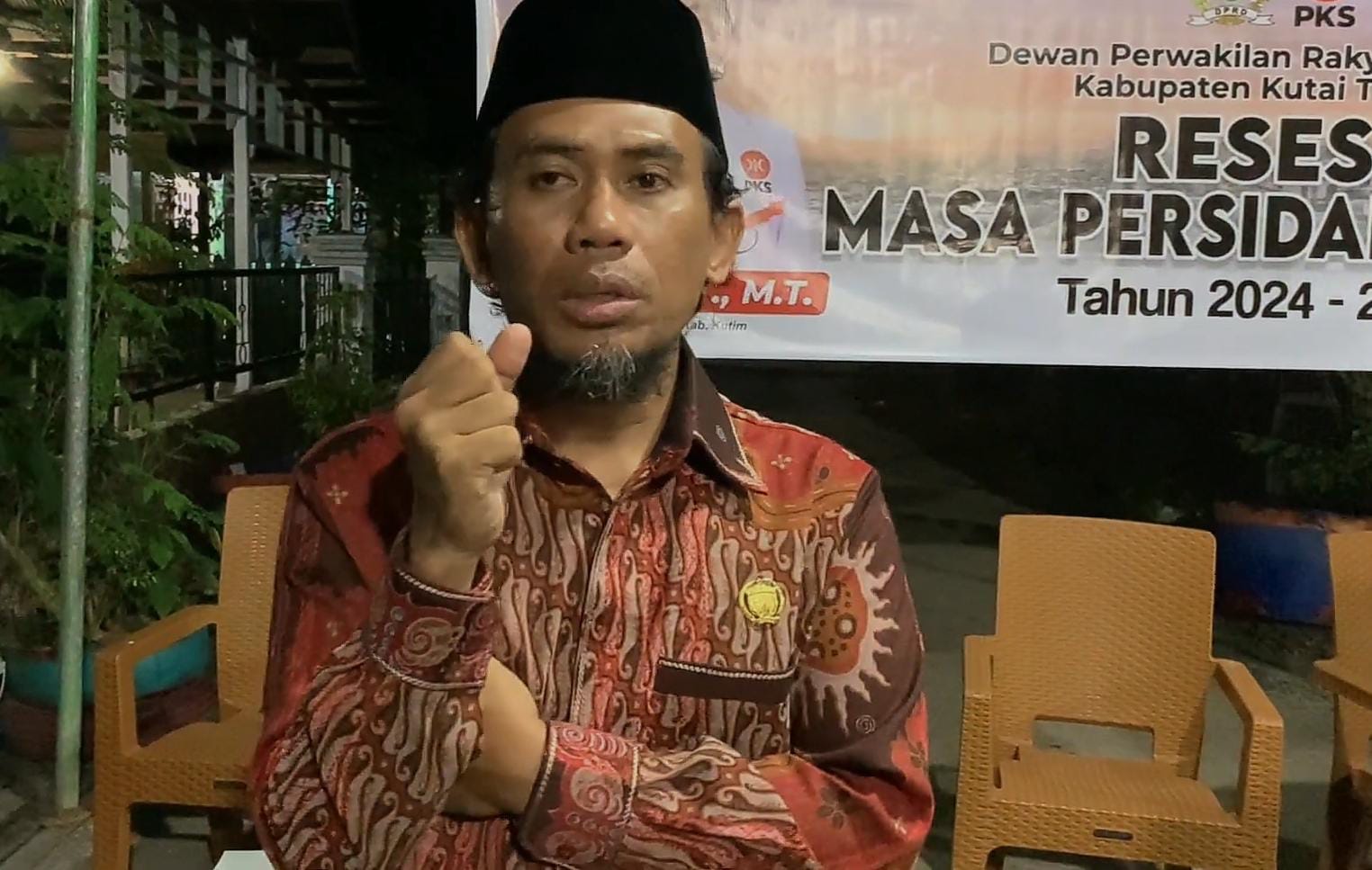 Ketua DPRD Kutai Timur, Jimmi,