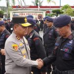 Kapolda Kaltim Pimpin Apel Keberangkatan 1 SSK Personel Brimob Kaltim BKO Polda Metro Jaya