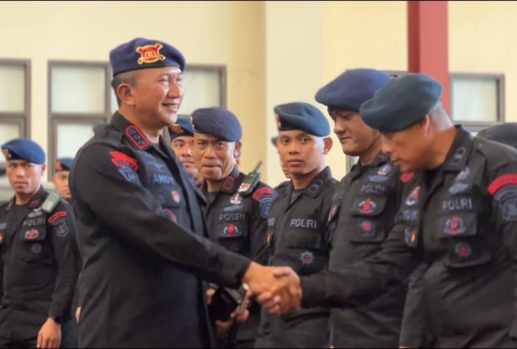 Dansat Brimob Kaltim Supervisi Personel BKO di Jakarta Pusat: Jaga Semangat Pengamanan Ibu Kota
