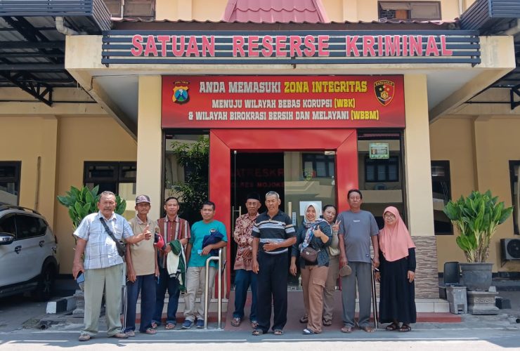 Tiada Kabar Tentang Laporannya, Petani Datangi Satreskrim Polres Mojokerto