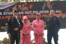 Batalyon A Pelopor Satbrimob Polda Kaltim Gelar Acara Pelepasan Purna Bakti Personel