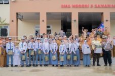 Kampanye Keselamatan di SMA Negeri 5 Kota Samarinda