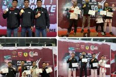 Kejuaraan Karate Panglima TNI 2025, 3 Anggota Batalyon A Brimob Kaltim Raih Prestasi Gemilang