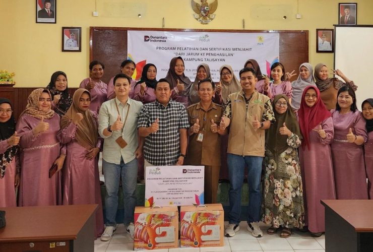 PLN Gelar Pelatihan Menjahit untuk Pemberdayaan Ibu Rumah Tangga di Talisayan