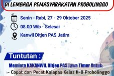 Aliansi Madura Indonesia Gelar Aksi Besar di Kanwil Ditjen PAS Jatim: Desak Copot Pejabat Lapas Probolinggo Terkait Maraknya Peredaran Narkoba