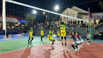 Keseruan Turnamen Bola Voli Dansat Brimob Cup Dalam Rangka Menyambut Hut Korps Brimob Polri Ke 80