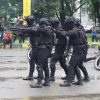 Brimob Polda Kaltim Gelar Apel Gabungan dan Simulasi Sispamkota Pengamanan Unjuk Rasa