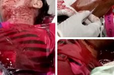 Seorang Pria Dibacok Hingga Bersimbah Darah