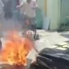 Terduga Pelaku Curanmor Terbakar Usai Diamankan Warga di Surabaya, Polisi Lakukan Penyelidikan