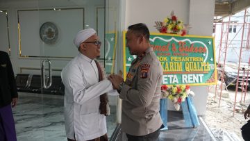 Bangun Sinergisitas Dengan Tokoh Agama, Wakapolda Kaltim Kunjungi Pesantren Ibnul Karim Qualita