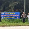 Spanduk Imbauan Rawan Laka Dipasang di Loa Janan