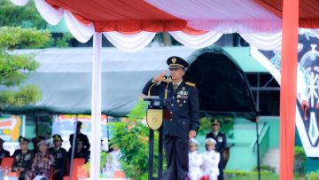 Kodam VI/Mulawarman Gelar Upacara Peringatan HUT ke-80 TNI: Teguhkan Semangat TNI PRIMA, TNI Rakyat, Indonesia Maju