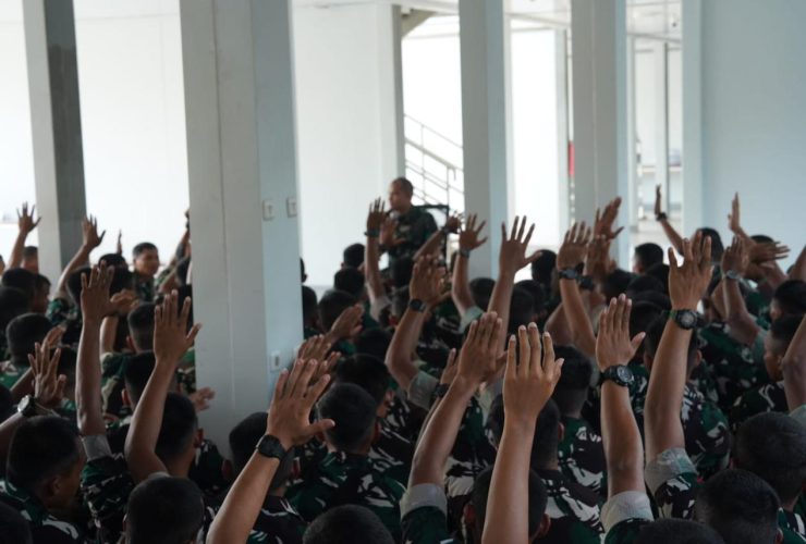 Danbrigif TP 85/BTC Ajak Prajurit Yonif TP 826/BTB Perkuat Jiwa Korsa Lewat Kegiatan Rekreatif dan Dialogis