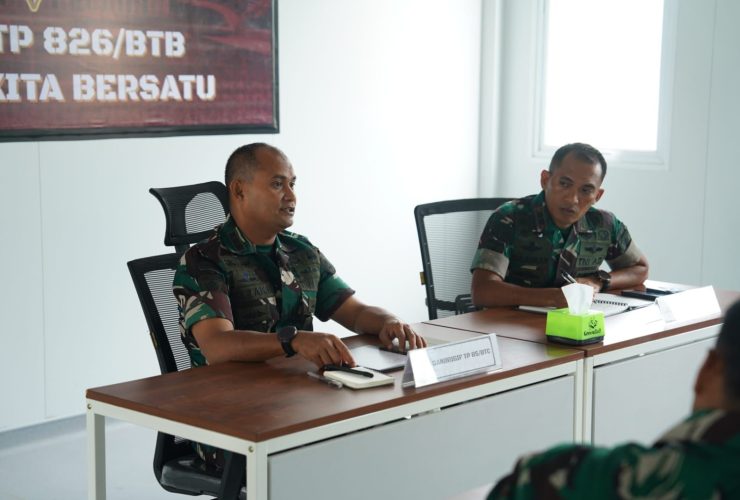 Kunjungan Hangat Danbrigif TP 85/BTC di Yonif TP 826/BTB, Wujudkan Sinergi dan Kebersamaan Satuan