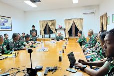 Perkuat Solidaritas Danbrig TP 85/BTC Pimpin Rapat Kebersamaan du Kutai Barat