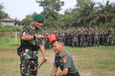 Korps Raport Kenaikan Pangkat di Brigif TP 85/BTC Berlangsung Khidmat dan Penuh Makna