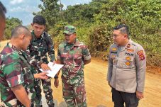 Sinergi Nyata Brigif TP 85/BTC dan Polsek Tanjung Isuy dalam Ketahanan Pangan