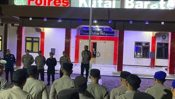 Amankan Penegakan Hukum di Kutai Barat, Brimob Kaltim BKO Polres Kubar Hadapi Dinamika TBBR