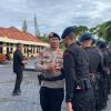 Sukses Amankan Demo di Metro Jaya, 100 Personel Batalyon A Brimob Kaltim Apel Penyambutan