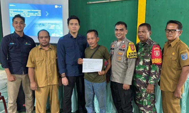 PLN UIP KLT Tegaskan Keterbukaan Proses Ganti Rugi Lahan Proyek SUTT Kuaro–IKN di Paser