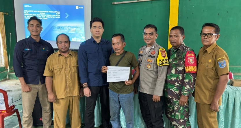 PLN UIP KLT Tegaskan Keterbukaan Proses Ganti Rugi Lahan Proyek SUTT Kuaro–IKN di Paser