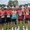 Prajurit Brigif TP 85/BTC Tunjukkan Sportivitas di Ajang Bayan Run 2025