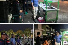 Patroli Malam Minggu, Batalyon A Brimob Kaltim Wujudkan Wilayah Balikpapan Aman dan Kondusif