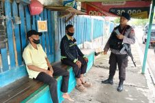 Cegah Gangguan Kamtibmas, Brimob Kaltim Melaksanakan Patroli Di Wilayah Kabupaten Paser