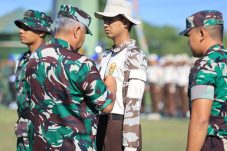 Pangdam VI/Mulawarman Buka Kegiatan Persami Korps Kadet Republik Indonesia (KKRI) Tahun 2025 di Amborawang