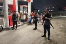 Patroli Batalyon B BrimobKaltim Jamin Keamanan dan Kelancaran Lalu Lintas di Samarinda