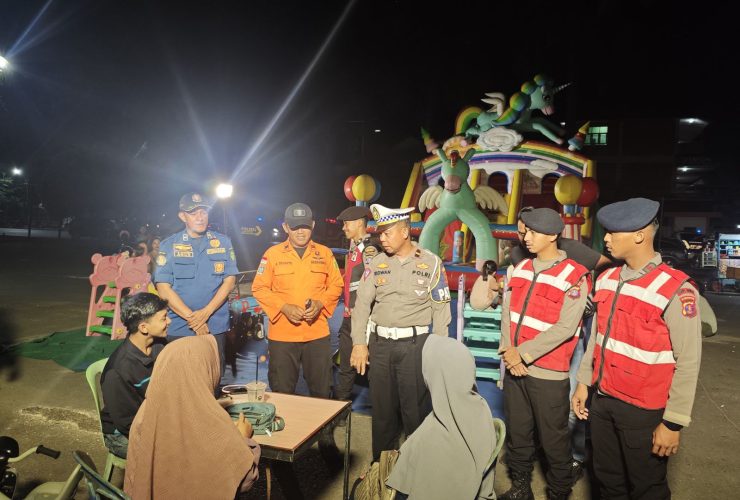 Jaga Stabilitas Keamanan di Kabupaten Berau, Brimob Batalyon C Pelopor Patroli Gabungan Bersama Kewilayahan