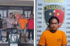Kurang dari Satu Jam, Polsek Cerme Polres Gresik Tangkap Pelaku Curanmor dan Amankan Barang Bukti