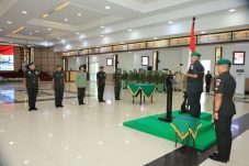 Estafet Jabatan Kainfolahta dan Wisuda Purnawira Pamen Kodam VI/Mulawarman