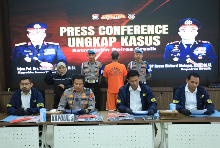 Polres Gresik Tangkap Ayah Bejat yang Melakukan Tindakan Asusila Terhadap Anak Kandung Sejak 2021
