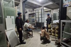 Gencarkan Patroli Door To Door System, Batalyon A Brimob Kaltim Sampaikan Himbauan Waspada Bencana