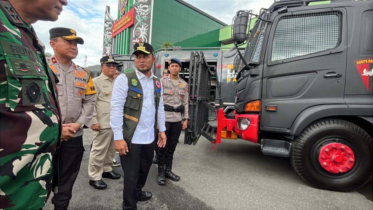 Batalyon A Brimob Polda Kaltim Ikuti Apel Kesiapsiagaan Bencana di Kodam VI/Mulawarman, Tegaskan Komitmen Siaga 24 Jam