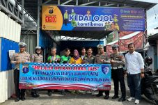 Satgas Preemtif Ditlantas Polda Kaltim Gelar Sosialisasi Keselamatan Berlalu Lintas pada Operasi Zebra Mahakam 2025