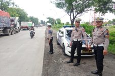 Sat Lantas Polres Gresik Masif Patroli, Fokus Cegah Kecelakaan di Jalur Duduk Sampeyan