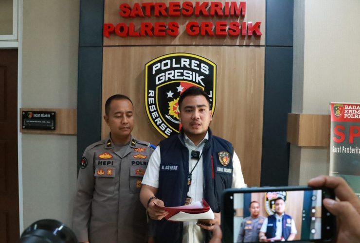 Satreskrim Polres Gresik Ringkus Pencuri Pakaian Dalam Wanita Videonya Viral di Medsos