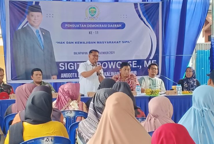 Sigit Wibowo Perkuat Pemahaman Demokrasi Daerah Bahas Hak dan Kewajiban Masyarakat Sipil di Balikpapan