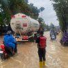 Gerak Cepat Brimob Batalyon B Tangani Banjir dan Sisir Titik Rawan di Samarinda