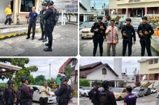 Gegana Brimob Kaltim Sambangi Beberapa Gereja di Balikpapan, Jamin Ibadah Aman