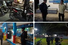 Patroli Malam Brimob Kompi 2 Kubar Jaga Kamtibmas Melak, Masyarakat Merasa Aman